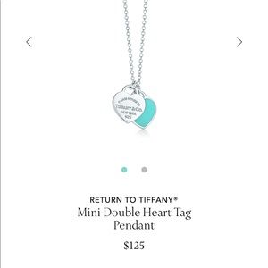 Tiffany Double Heart Necklace